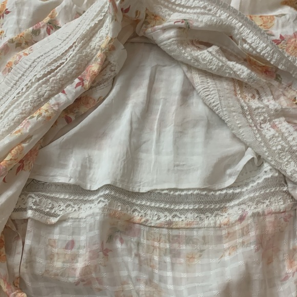 NWT Francesca’s floral button down maxi dress - Picture 7 of 11